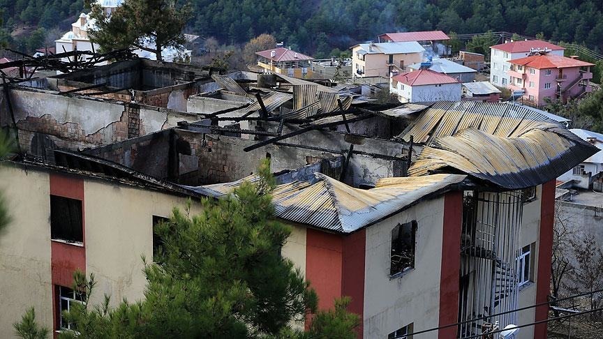 Adana Aladağ Kız Yurdu Yangını 12 kız yanarak öldü